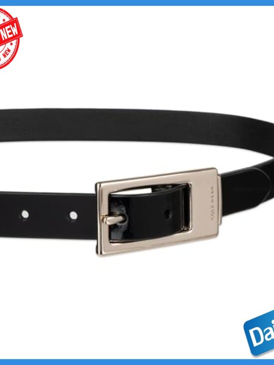 Slim 1-Inch Dress Belt with Elongated Buckle for Jeans and Trousers main image 6